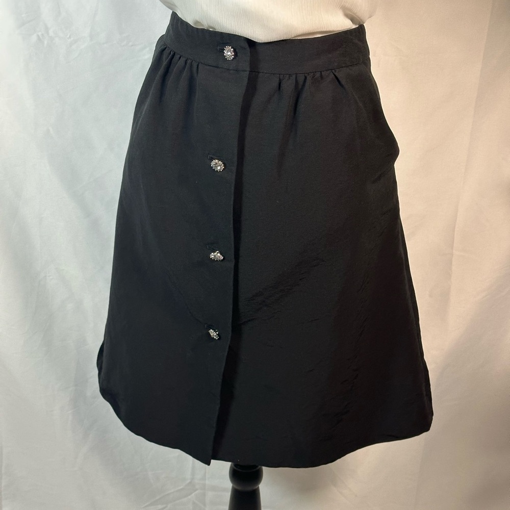 Talbots Black A-Line Knee-Length Skirt 🖤 - Picture 10 of 14